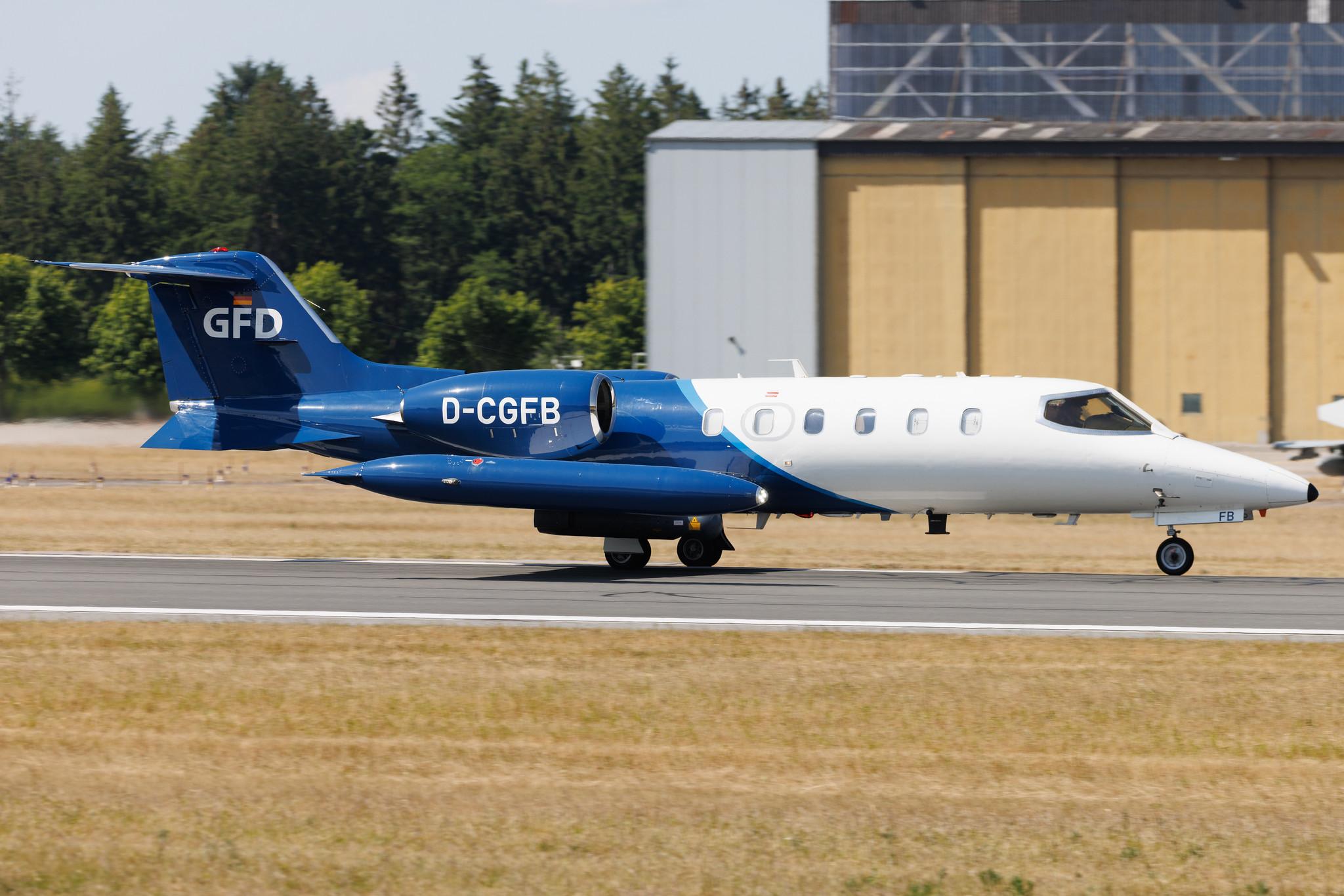 Fliegerhorst Hohn: Gesellschaft fur Flugzieldarstellung (/ GFD) | Operator: Gesellschaft Fur Flugzieldarstellung | Learjet 35A LJ35 | D-CGFB | MSN 35-268