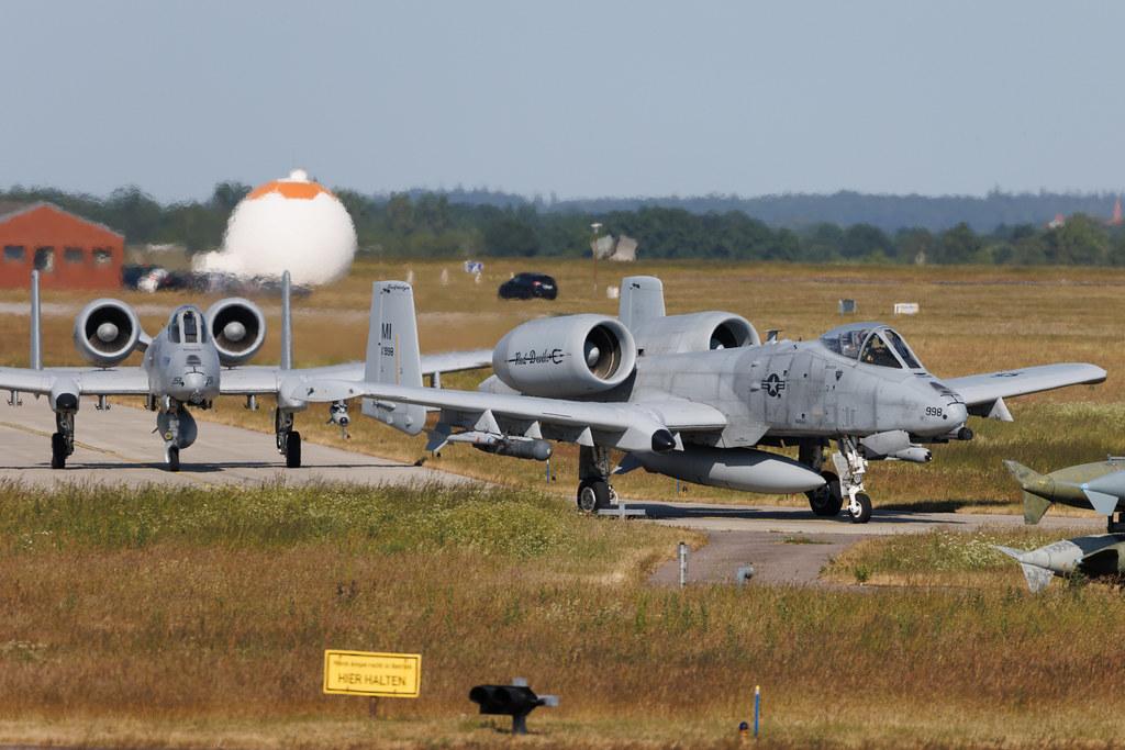 Schleswig Jagel Airport: United States - US Air Force (USAF) | Fairchild A-10A Thunderbolt II A10 | 81-0998 | MSN A10-0693