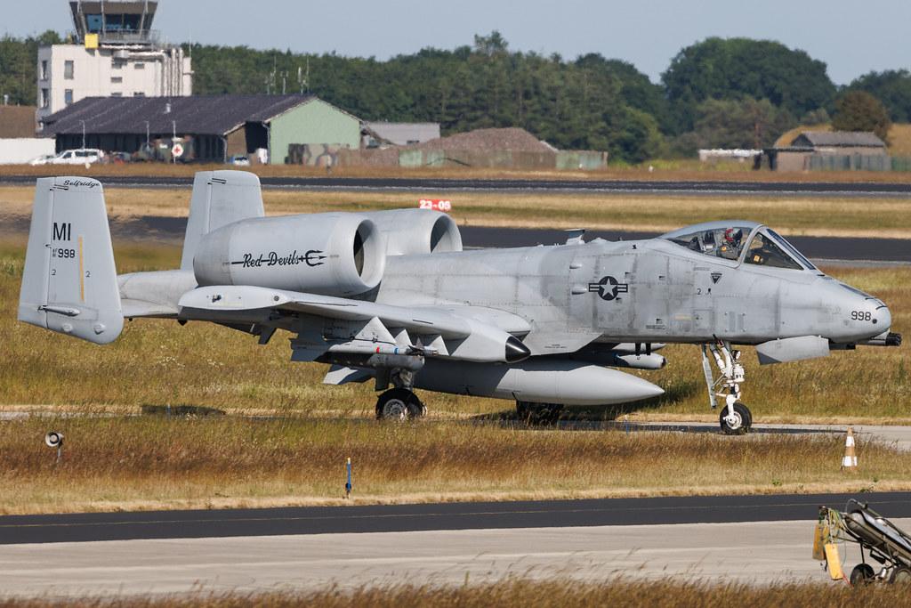 Schleswig Jagel Airport: United States - US Air Force (USAF) | Fairchild A-10A Thunderbolt II A10 | 81-0998 | MSN A10-0693