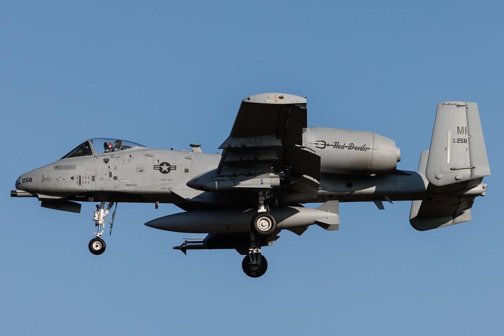 Schleswig Jagel Airport: United States - US Air Force (USAF) | Fairchild A-10A Thunderbolt II A10 | 80-0258 | MSN A10-0608