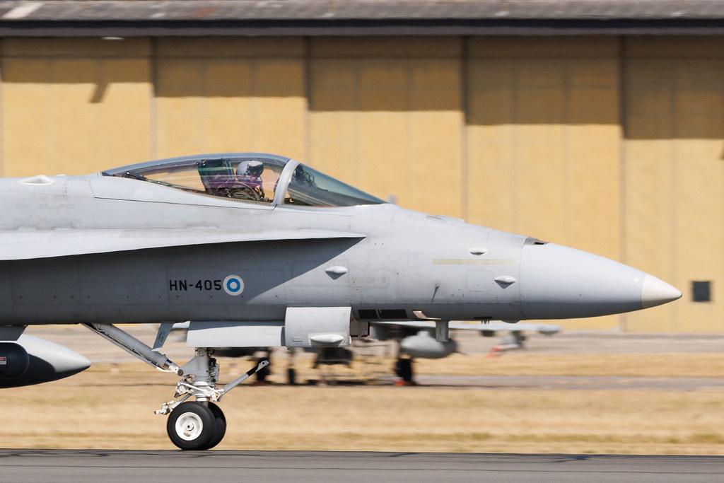 Fliegerhorst Hohn: Finland - Air Force | McDonnell Douglas F/A-18C Hornet F18 | HN-405 | MSN 1306/FNC005