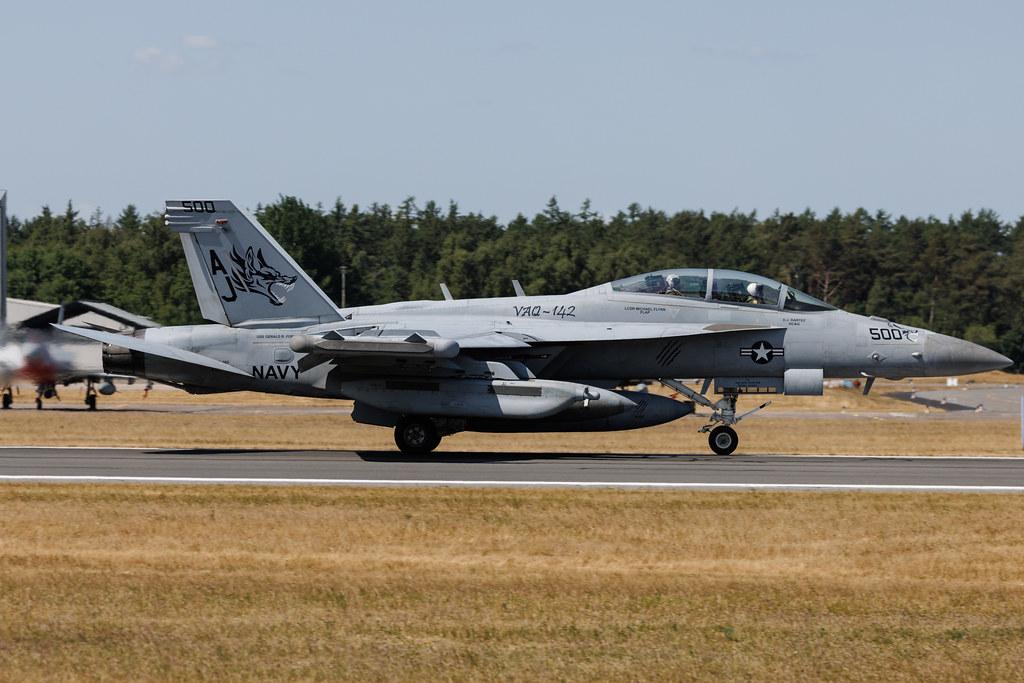Fliegerhorst Hohn: United States - US Navy (USN) | Boeing EA-18G Growler F18 | 166943 | MSN G28
