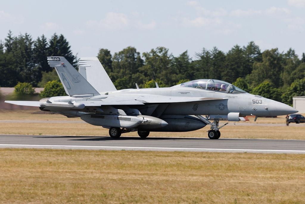 Fliegerhorst Hohn: United States - US Navy (USN) | Boeing EA-18G Growler F18 | 168271 | MSN G53