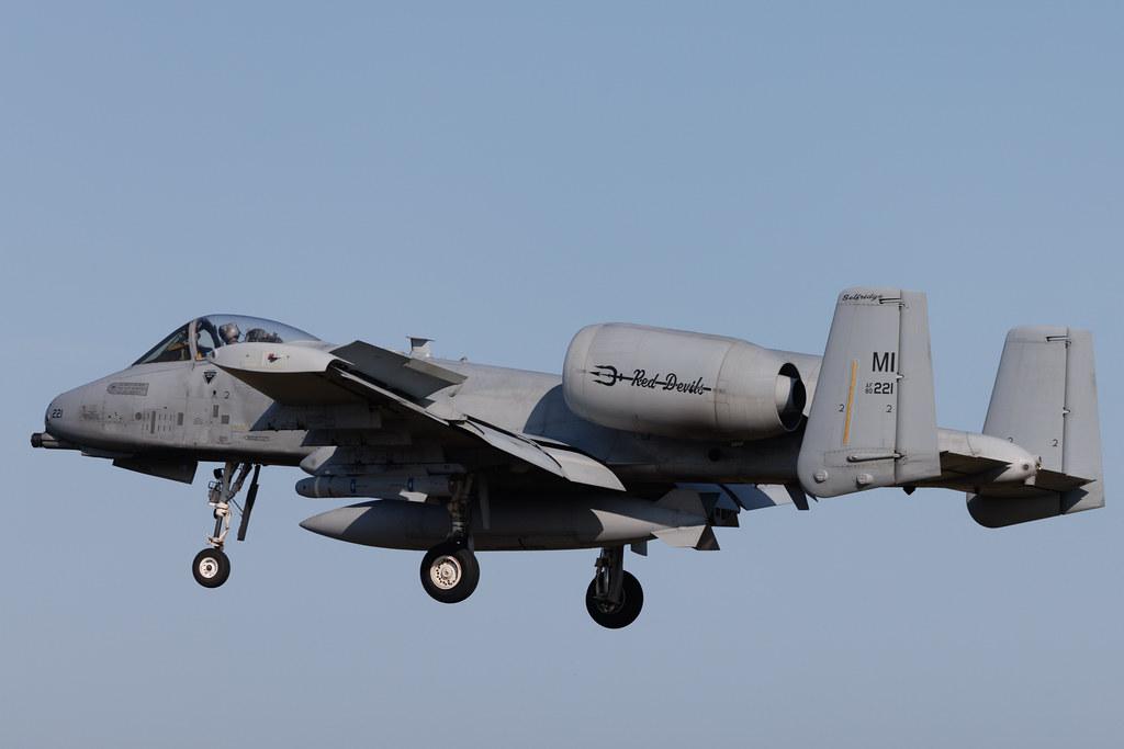 Schleswig Jagel Airport: United States - US Air Force (USAF) | Fairchild OA-10A Thunderbolt II A10 | 80-0221 | MSN A10-0571