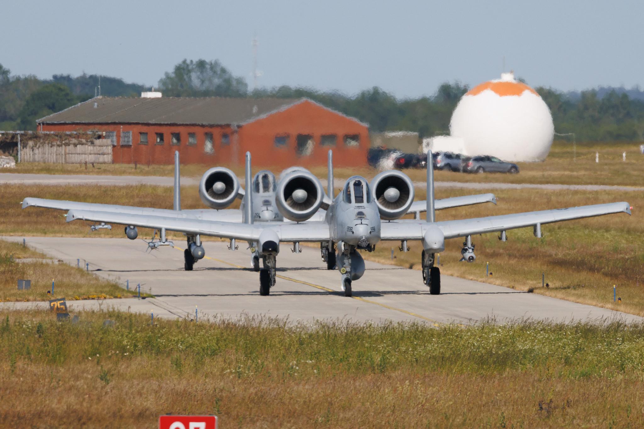 Schleswig Jagel Airport: United States - US Air Force (USAF) | Fairchild A-10A Thunderbolt II A10 | 81-0998 | MSN A10-0693
