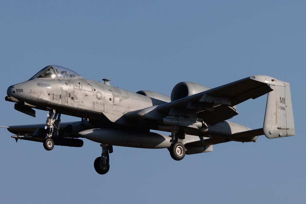 Schleswig Jagel Airport: United States - US Air Force (USAF) | Fairchild A-10A Thunderbolt II A10 | 81-0998 | MSN A10-0693