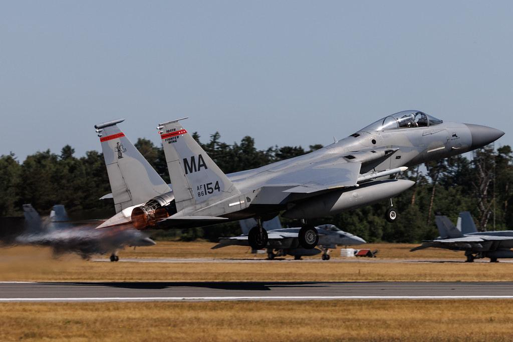 Fliegerhorst Hohn: United States Air Force (USAF) | McDonnell Douglas F-15C Eagle F15 | 86-0154 | MSN 1001/C382