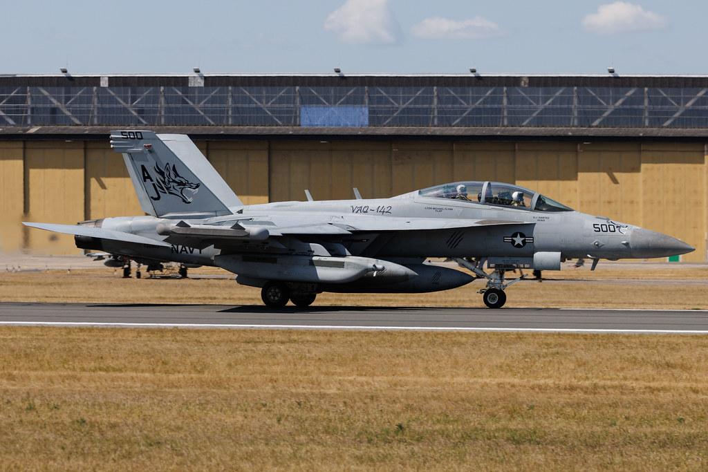 Fliegerhorst Hohn: United States - US Navy (USN) | Boeing EA-18G Growler F18 | 166943 | MSN G28