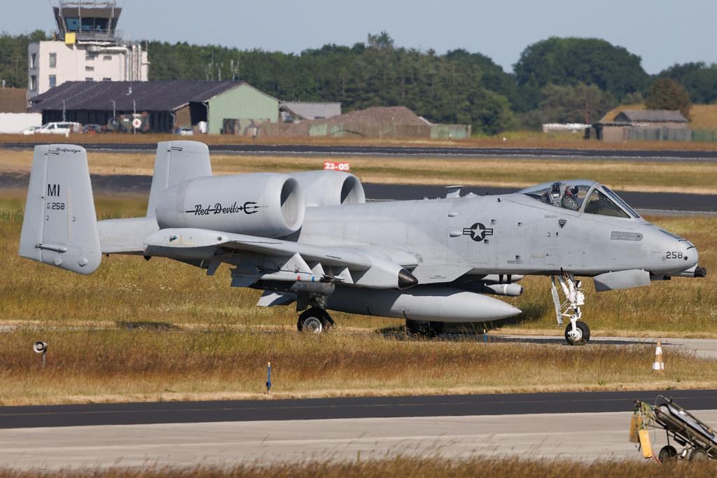 Schleswig Jagel Airport: United States - US Air Force (USAF) | Fairchild A-10A Thunderbolt II A10 | 80-0258 | MSN A10-0608