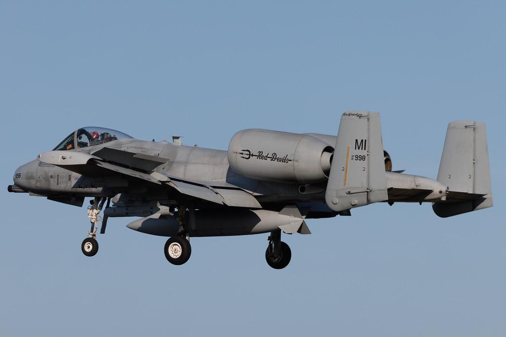 Schleswig Jagel Airport: United States - US Air Force (USAF) | Fairchild A-10A Thunderbolt II A10 | 81-0998 | MSN A10-0693