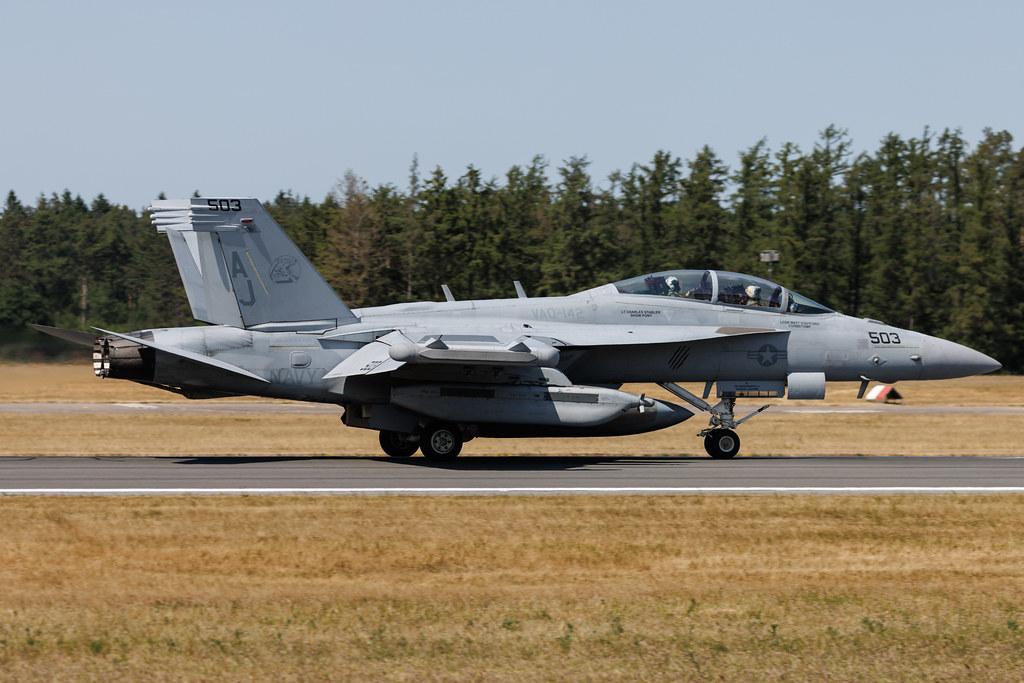 Fliegerhorst Hohn: United States - US Navy (USN) | Boeing EA-18G Growler F18 | 168271 | MSN G53