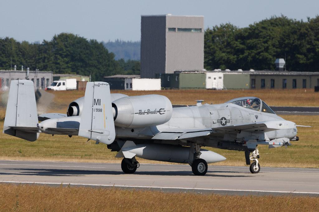 Schleswig Jagel Airport: United States - US Air Force (USAF) | Fairchild A-10A Thunderbolt II A10 | 81-0998 | MSN A10-0693