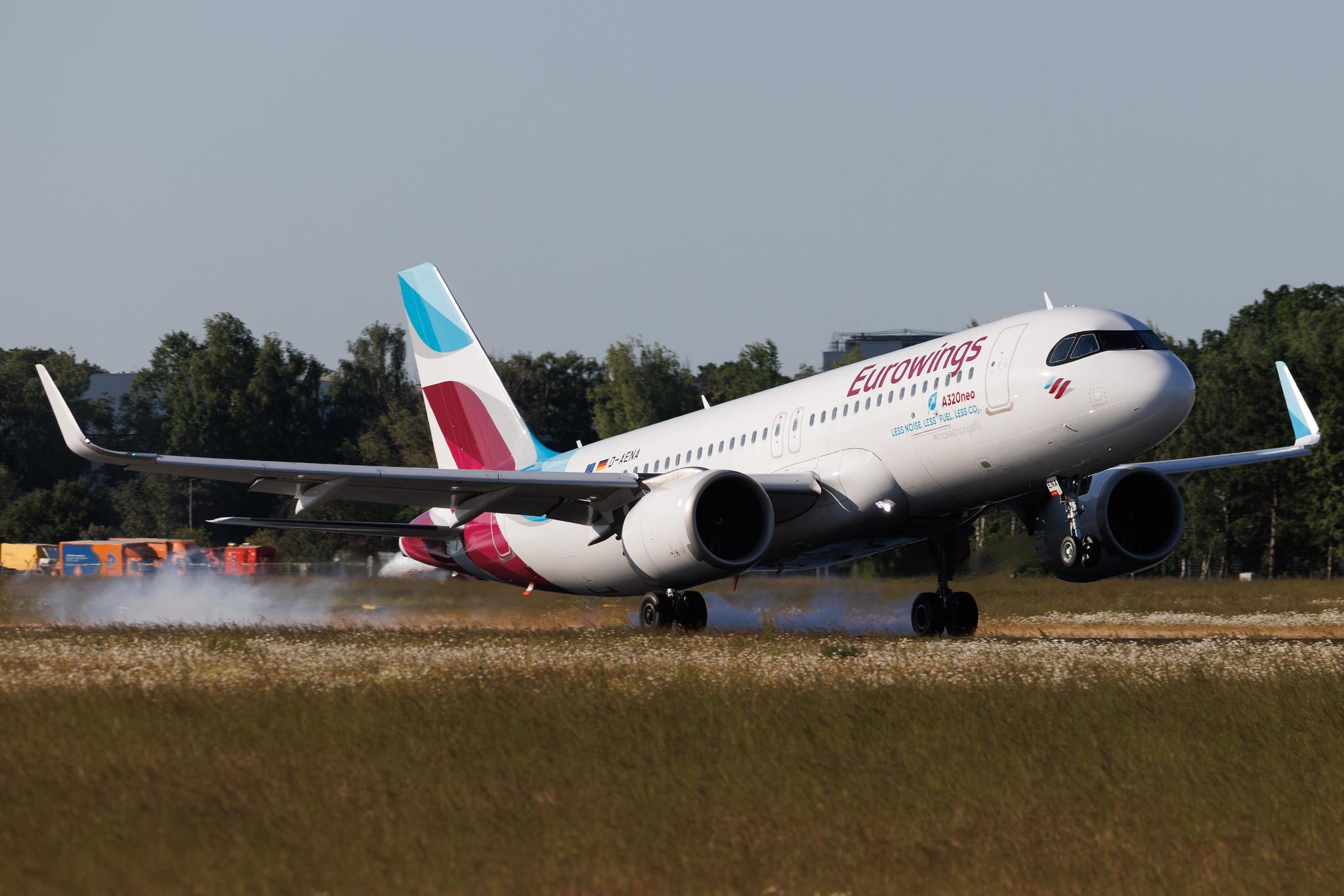Hamburg Airport: Eurowings (EW / EWG) | Airbus A320-251N A20N | D-AENA | MSN 10758
