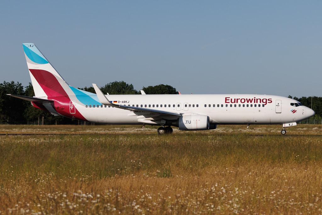 Hamburg Airport: Eurowings (EW / EWG) | Operator: TUI fly | Boeing 737-86J B738 | D-ABKJ | MSN 37749