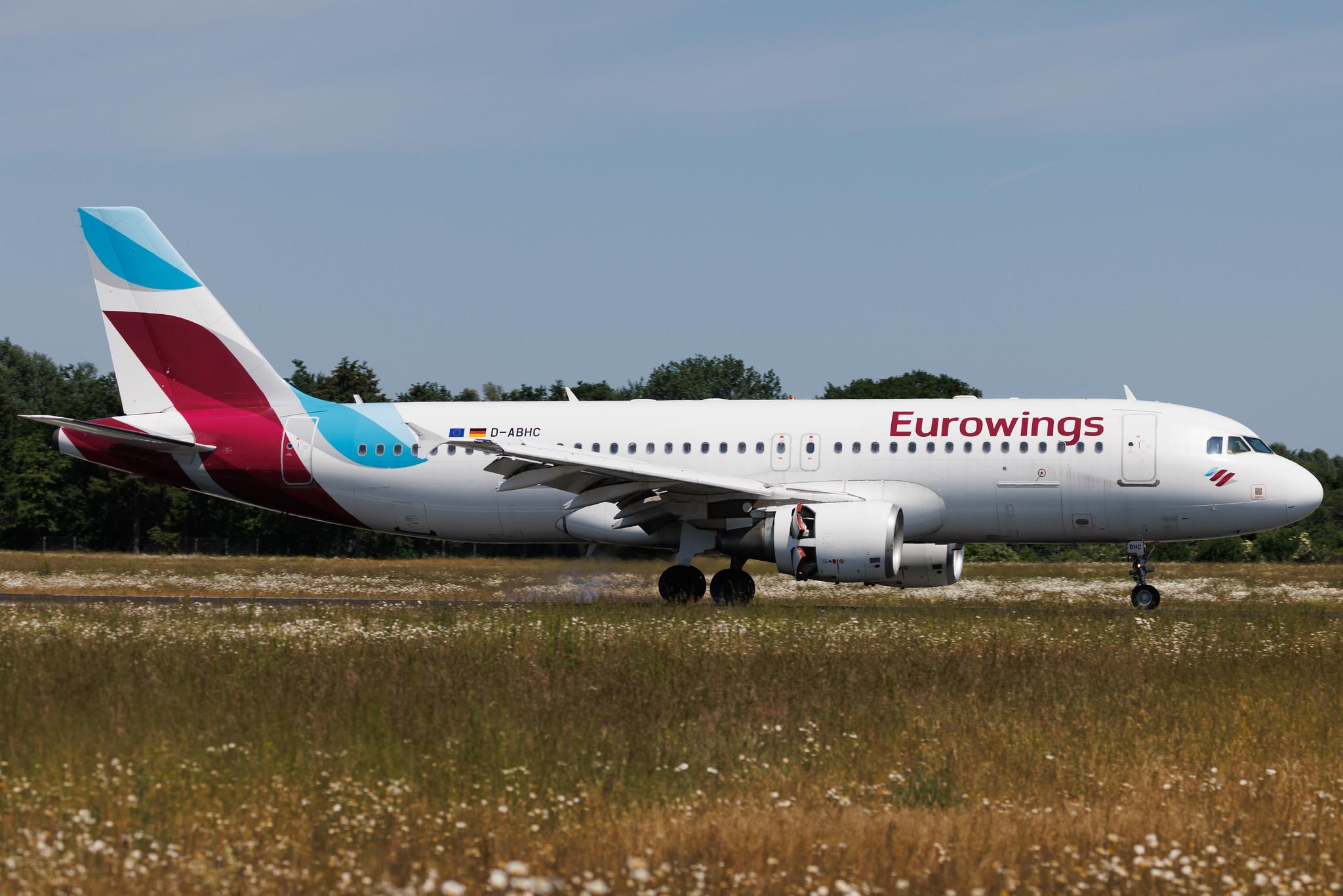 Hamburg Airport: Eurowings (EW / EWG) | Airbus A320-214 A320 | D-ABHC | MSN 3594