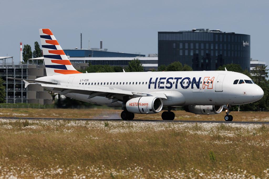 Hamburg Airport: Heston Airlines (HN / HST) | Airbus A320-232 A320 | LY-CCK | MSN 2210