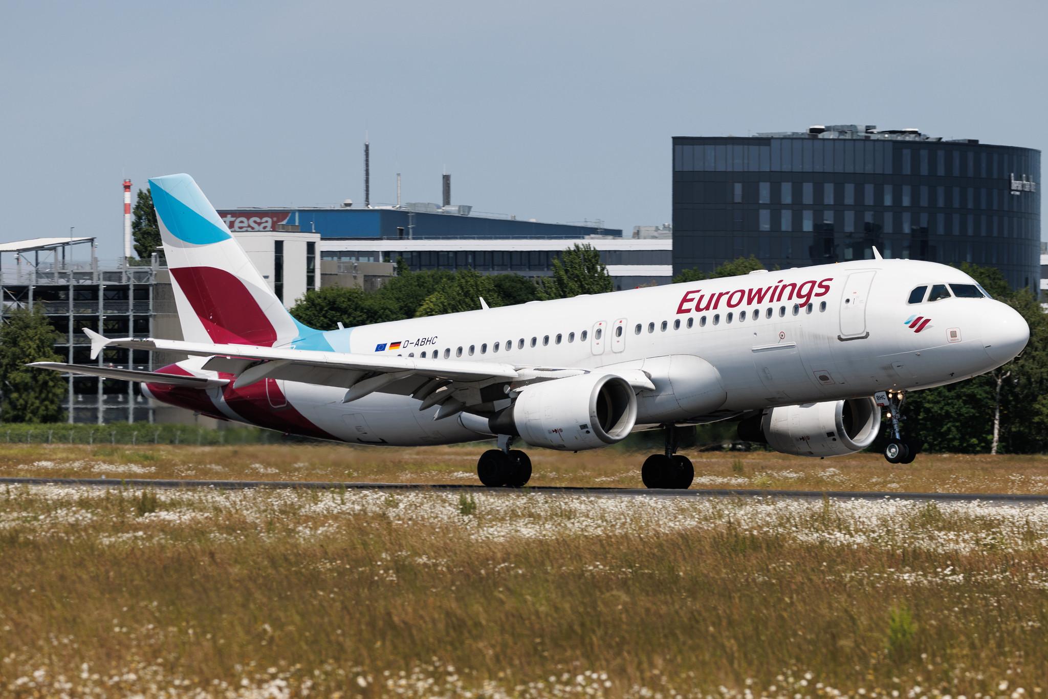 Hamburg Airport: Eurowings (EW / EWG) | Airbus A320-214 A320 | D-ABHC | MSN 3594