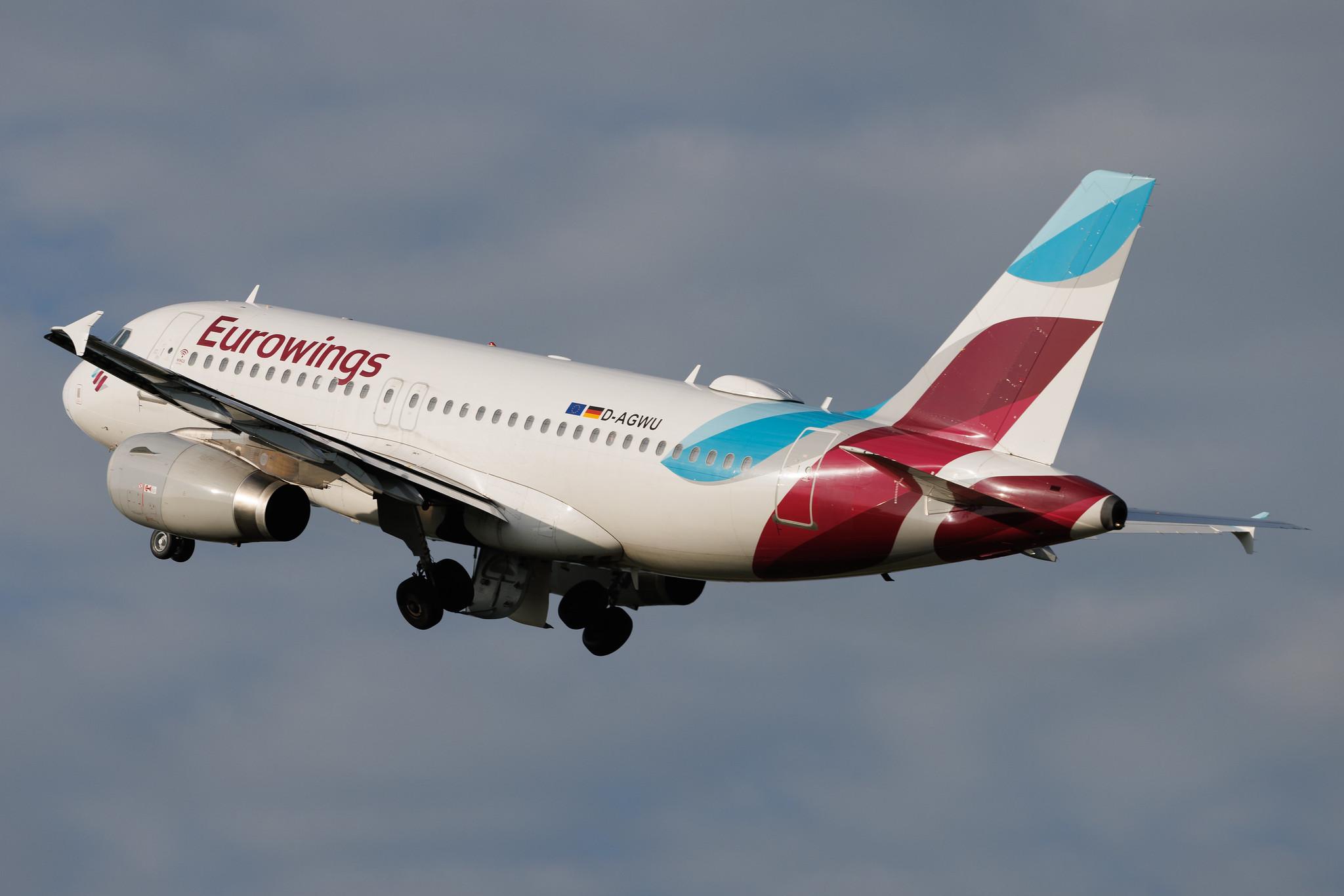 Hamburg Airport: Eurowings (EW / EWG) | Airbus A319-132 A319 | D-AGWU | MSN 5457