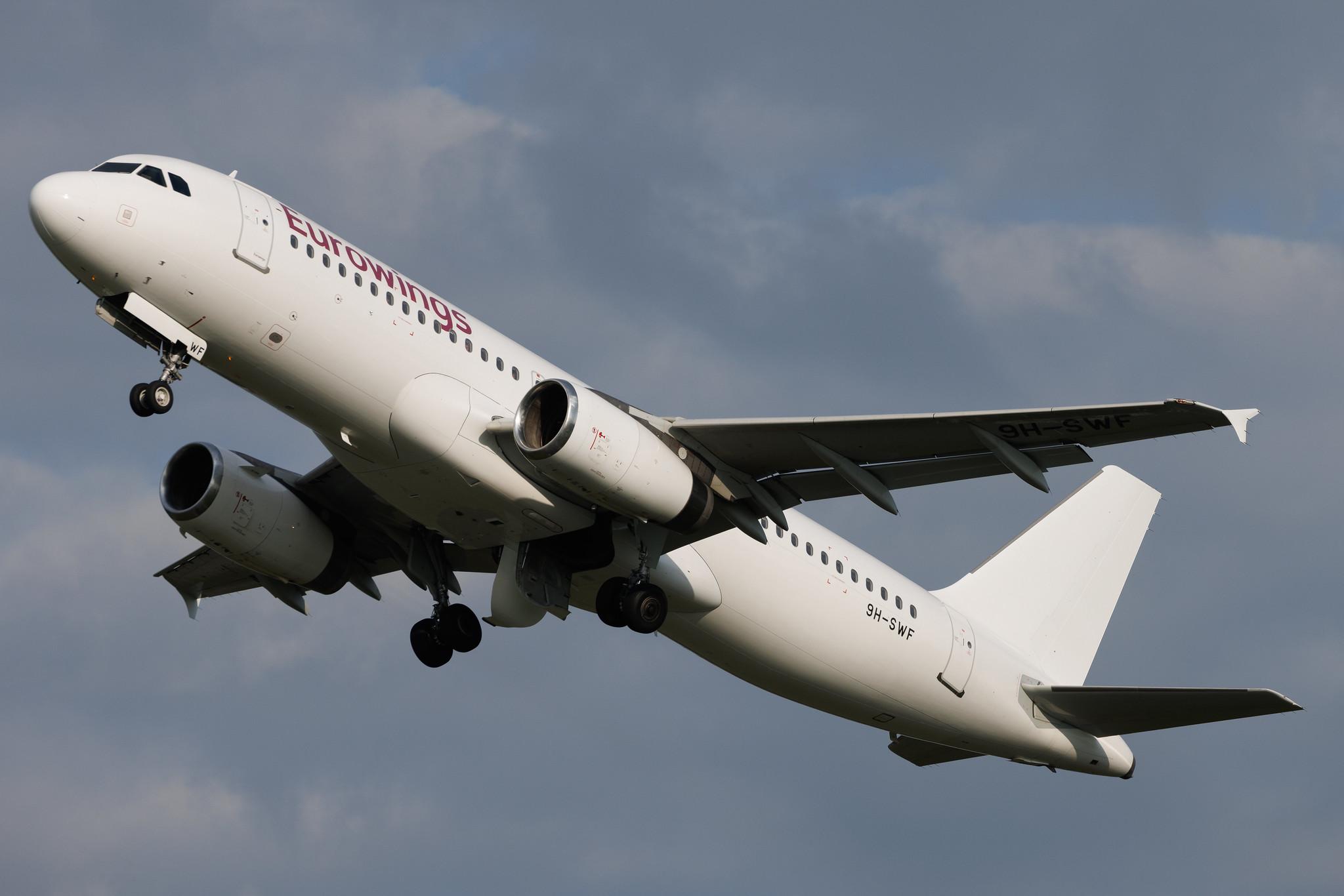 Hamburg Airport: Eurowings (EW / EWG) | Operator: Avion Express Malta | Airbus A320-232 A320 | 9H-SWF | MSN 03581