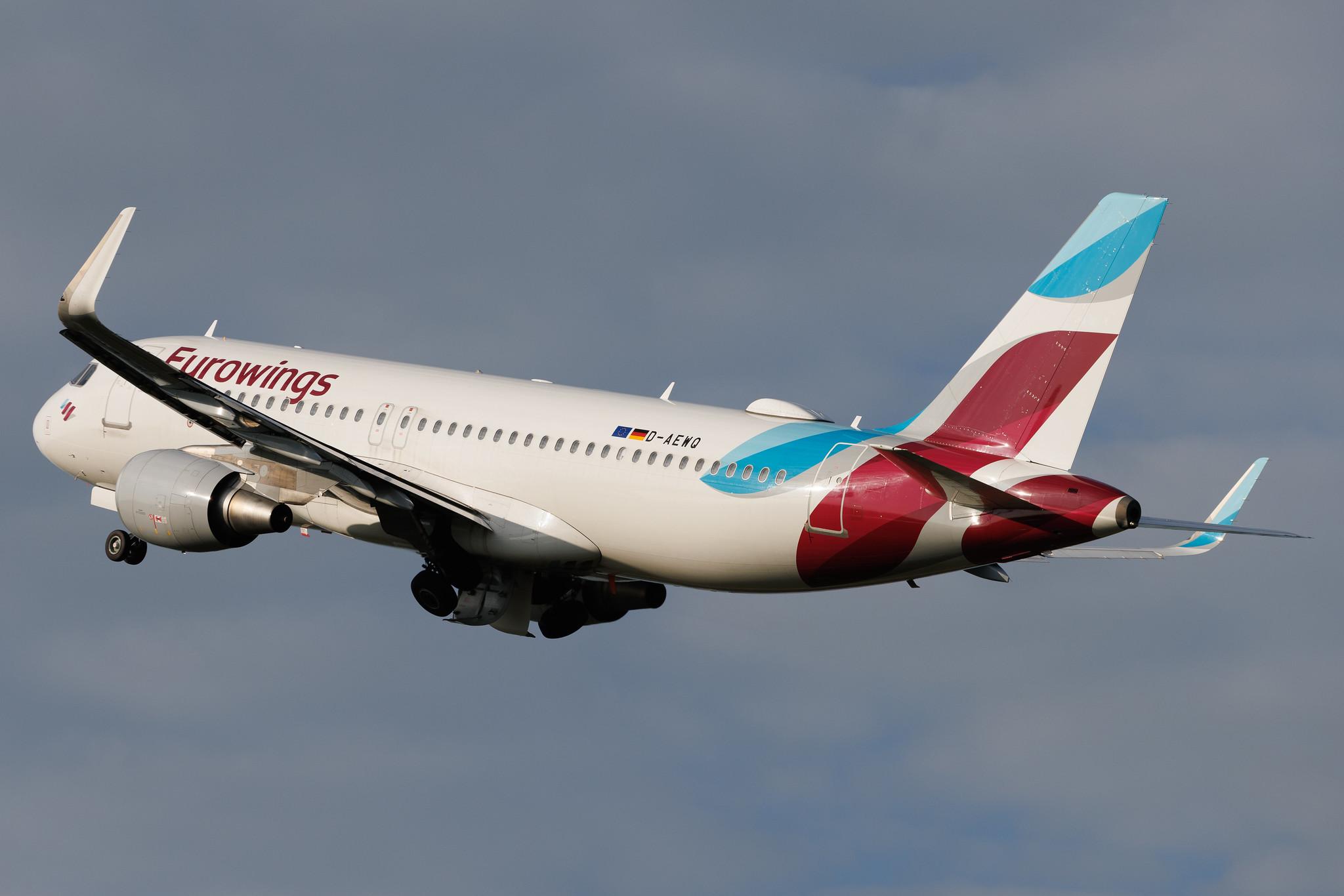 Hamburg Airport: Eurowings (EW / EWG) | Airbus A320-214 A320 | D-AEWQ | MSN 7398