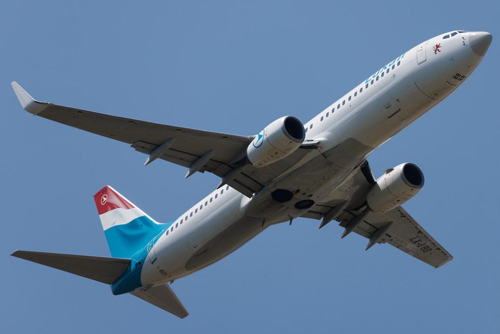 Luxembourg Findel Airport: Luxair (LG / LGL) | Boeing 737-86J B738 | LX-LBB | MSN 36875