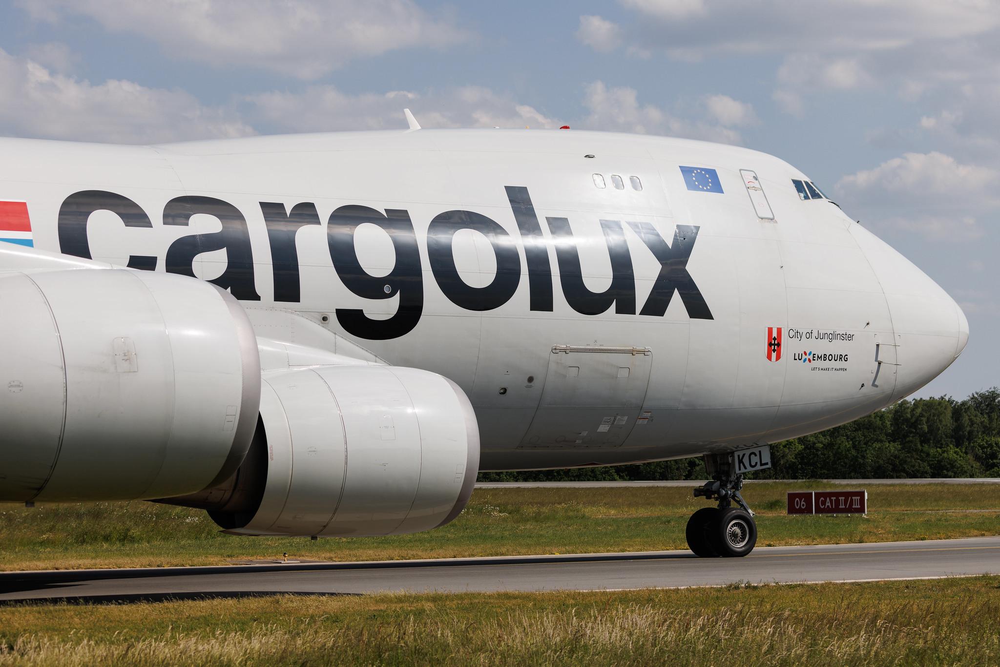 Luxembourg Findel Airport: Cargolux (CV / CLX) | Boeing 747-4HAF(ER) B744 | LX-KCL | MSN 35236