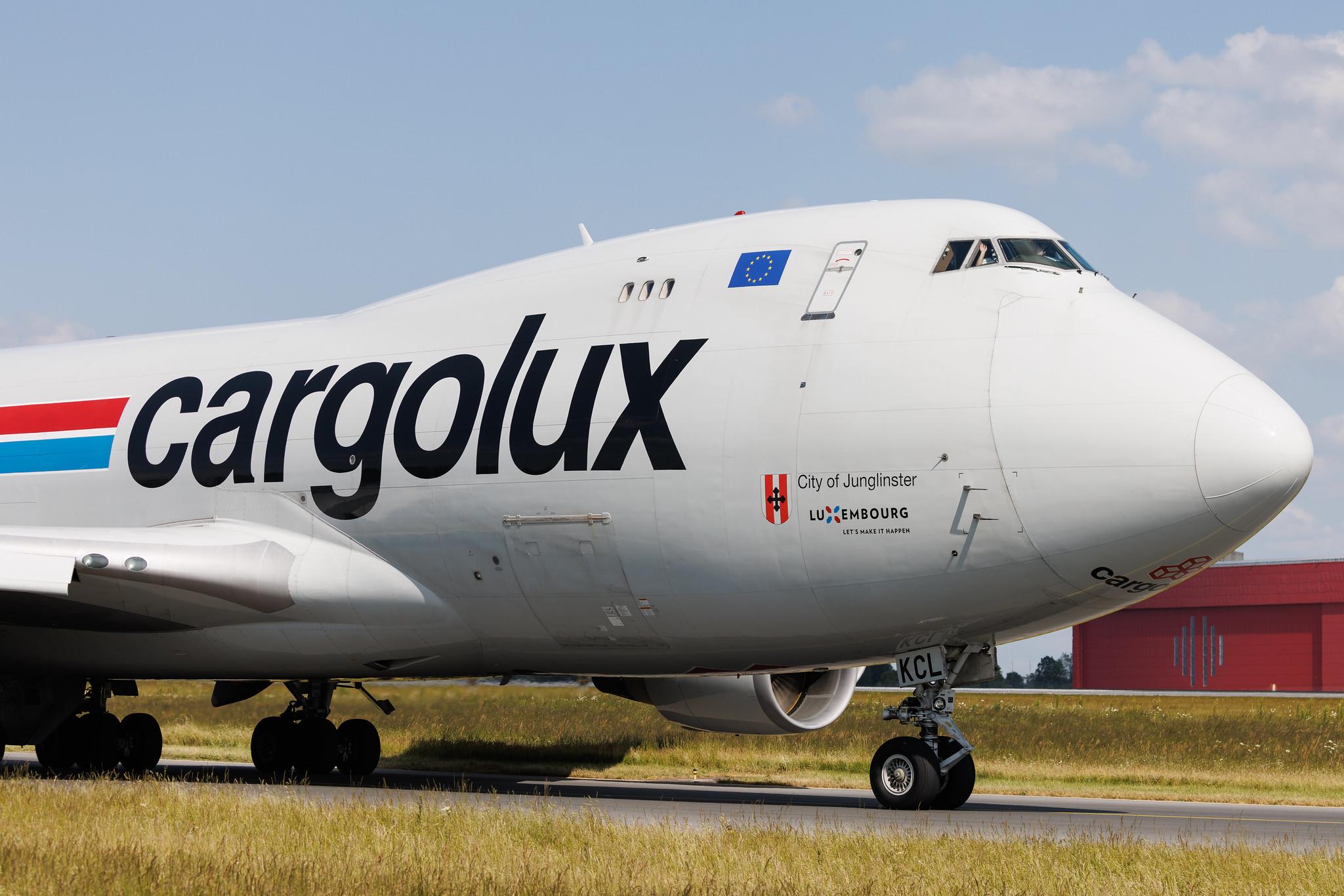 Luxembourg Findel Airport: Cargolux (CV / CLX) | Boeing 747-4HAF(ER) B744 | LX-KCL | MSN 35236