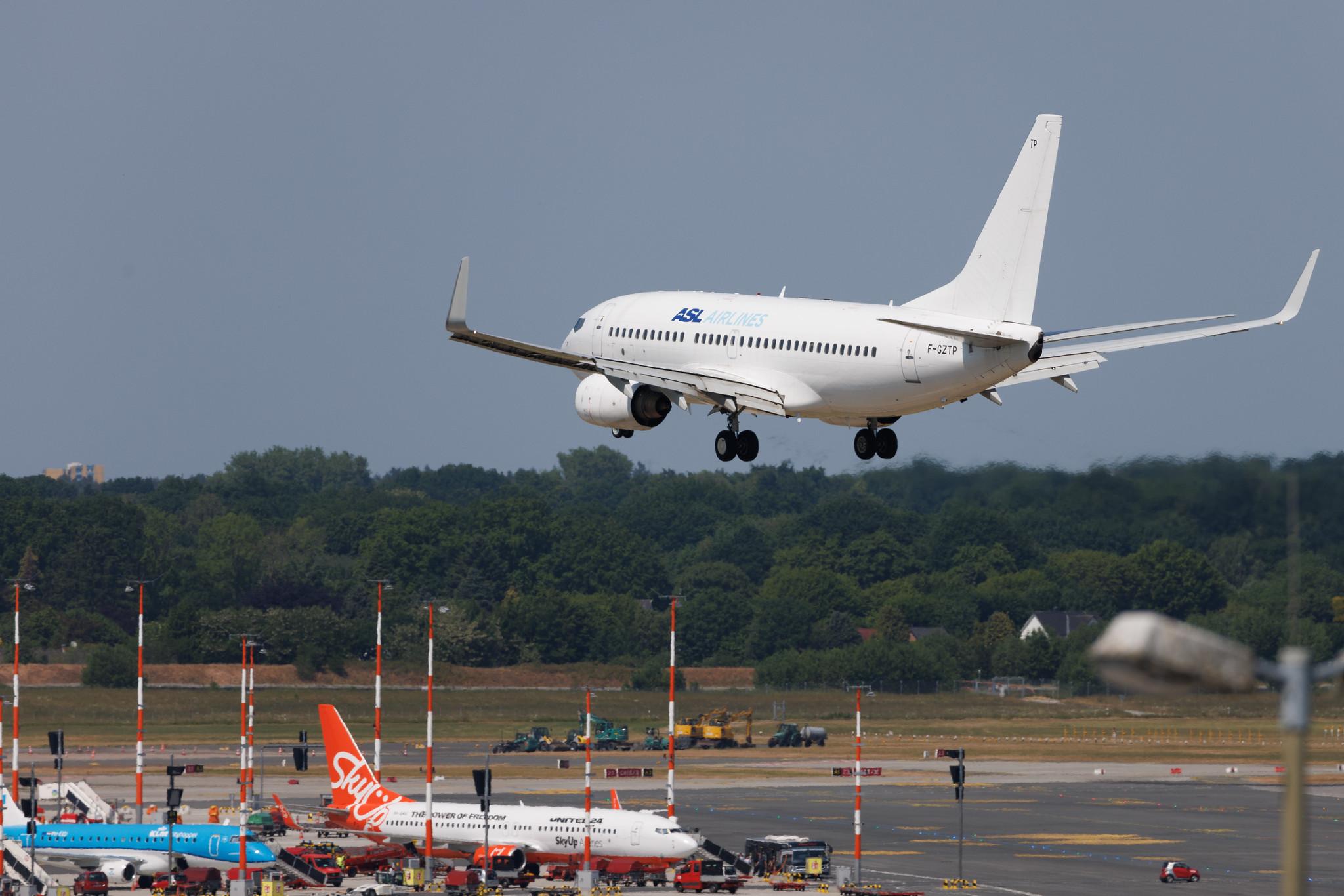 Hamburg Airport: ASL Airlines (/ ABR) | Operator: ASL Airlines France | Boeing 737-73S B737 | F-GZTP | MSN 29370