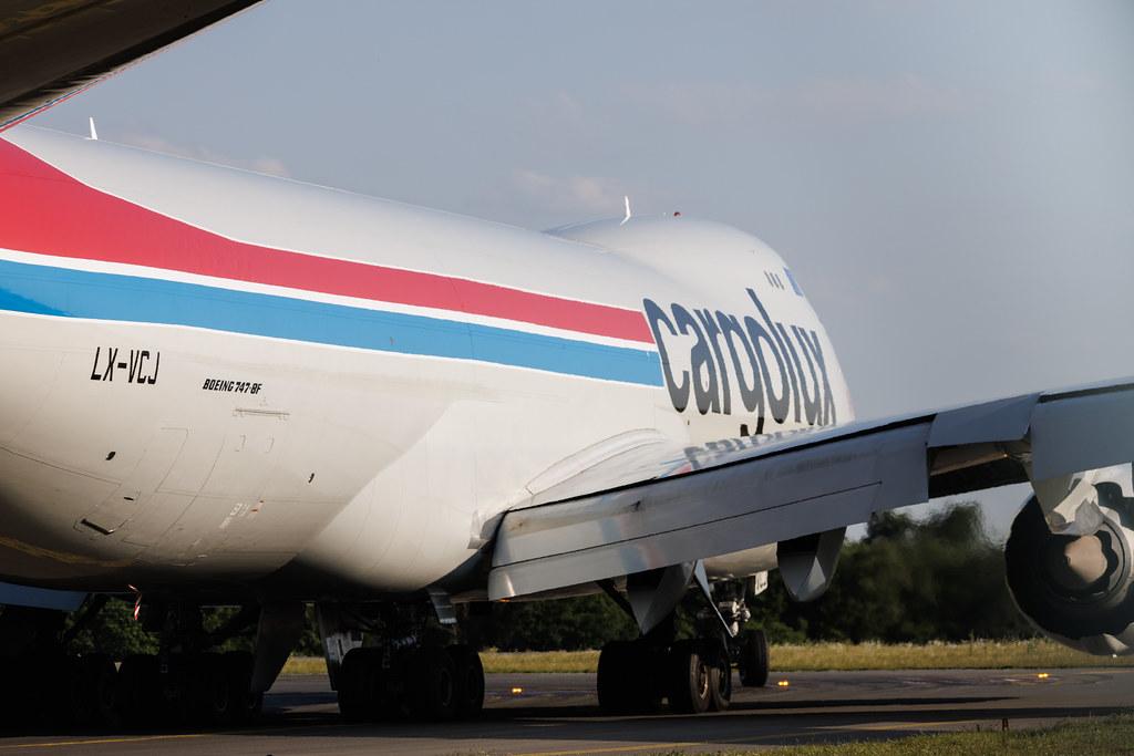 Luxembourg Findel Airport: Cargolux (CV / CLX) | Boeing 747-8R7F B748 | LX-VCJ | MSN 38077