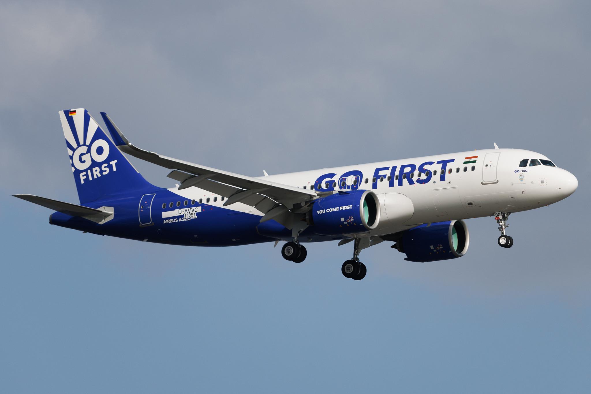 Hamburg Finkenwerder: Go First (G8 / GOW) | Airbus A320-271N A20N | D-AVVC | MSN 11251
