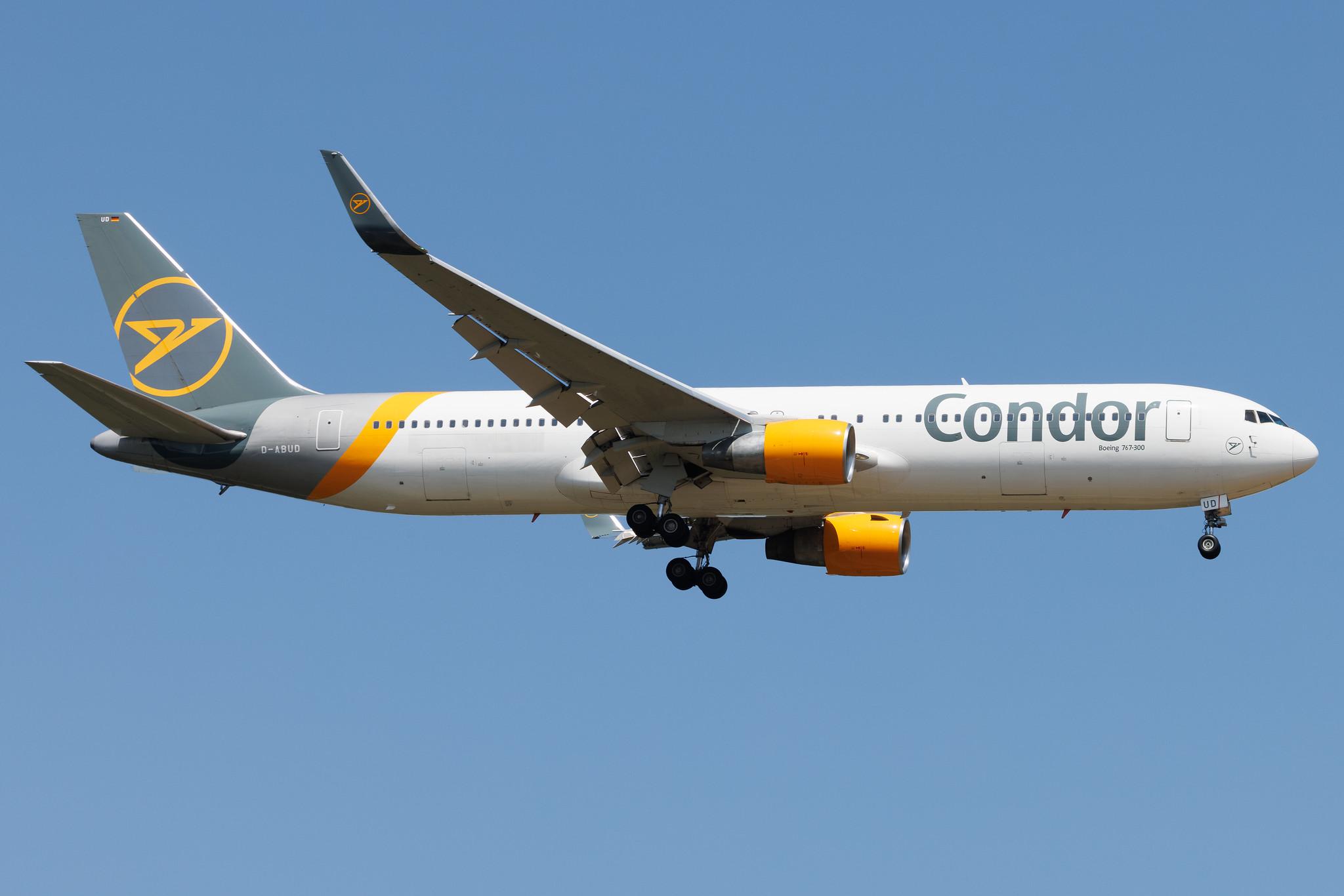 Frankfurt Airport: Condor (DE / CFG) | Boeing 767-330(ER) B763 | D-ABUD | MSN 26983