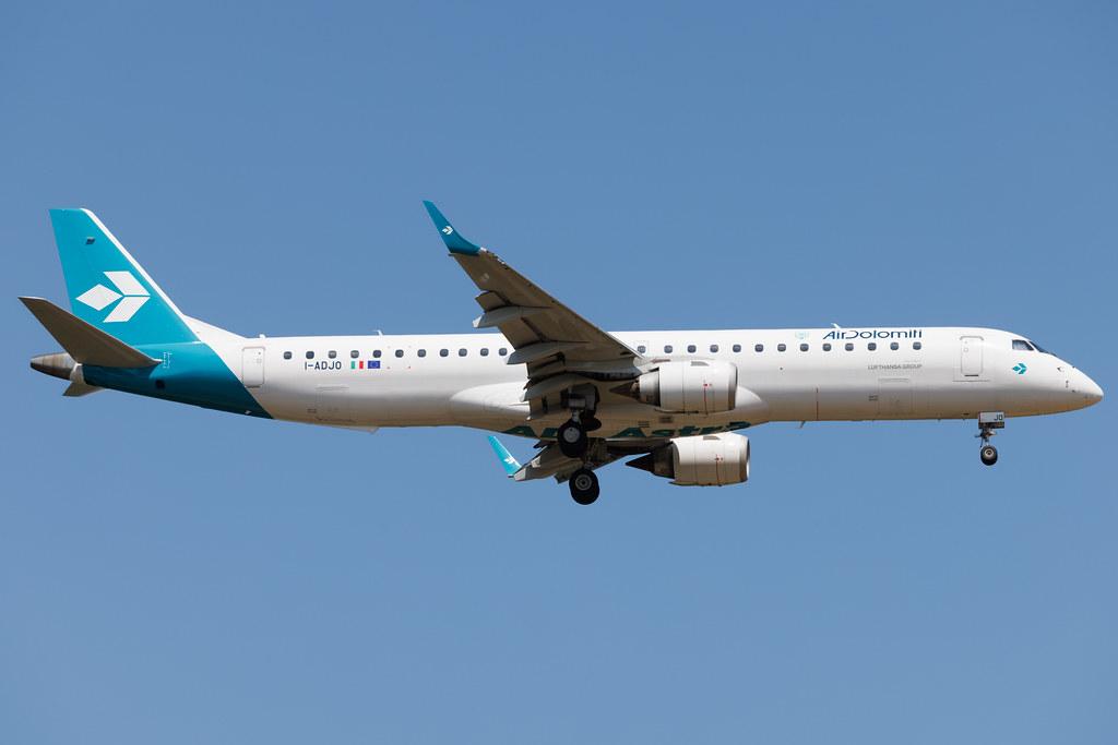 Frankfurt Airport: Air Dolomiti (EN / DLA) | Embraer E195LR E195 | I-ADJO | MSN 19000280