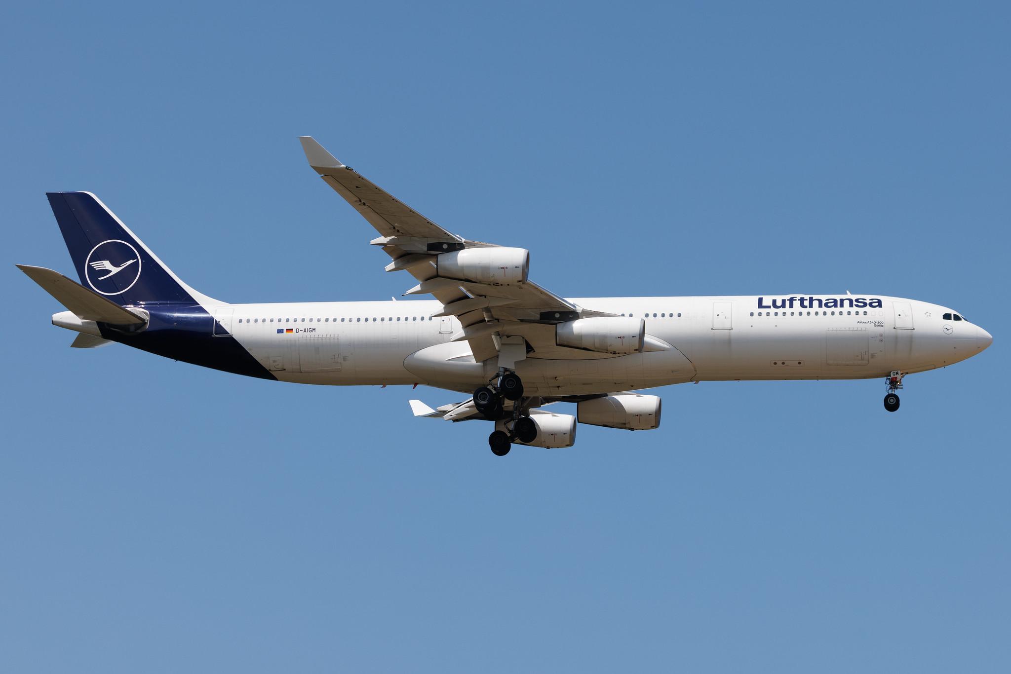 Frankfurt Airport: Lufthansa (LH / DLH) | Airbus A340-313 A343 | D-AIGM | MSN 0158