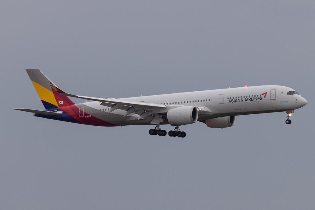 Frankfurt Airport: Asiana Airlines (OZ / AAR) |  Airbus A350-941 A359 | HL8079 | MSN 117
