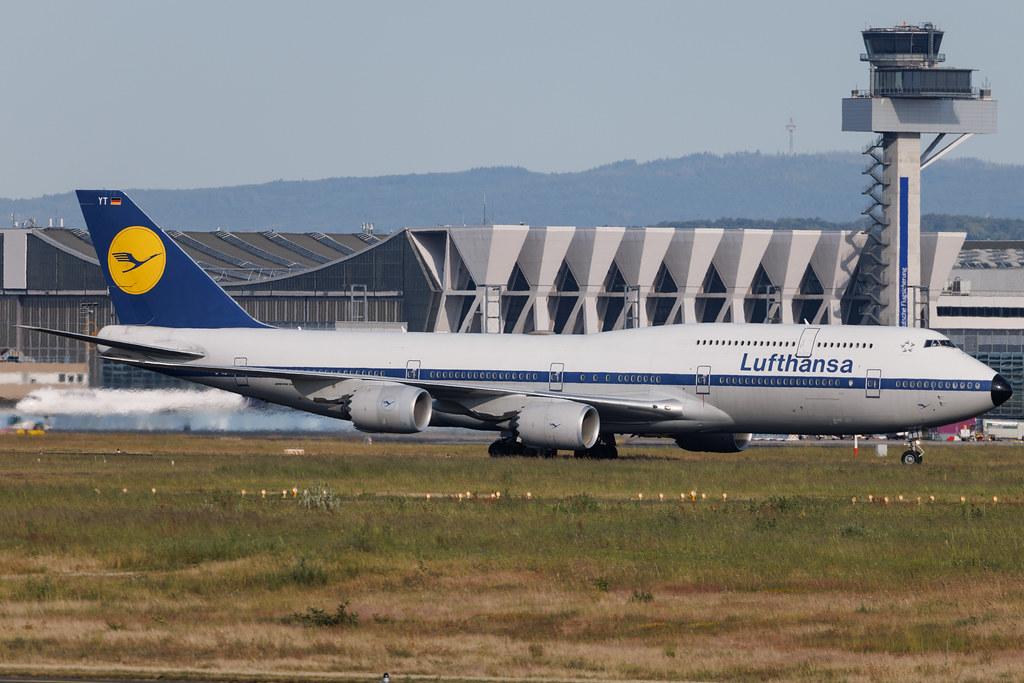 Frankfurt Airport: Lufthansa (LH / DLH) | Livery: Retro Livery | Boeing 747-830 B748 | D-ABYT | MSN 37844