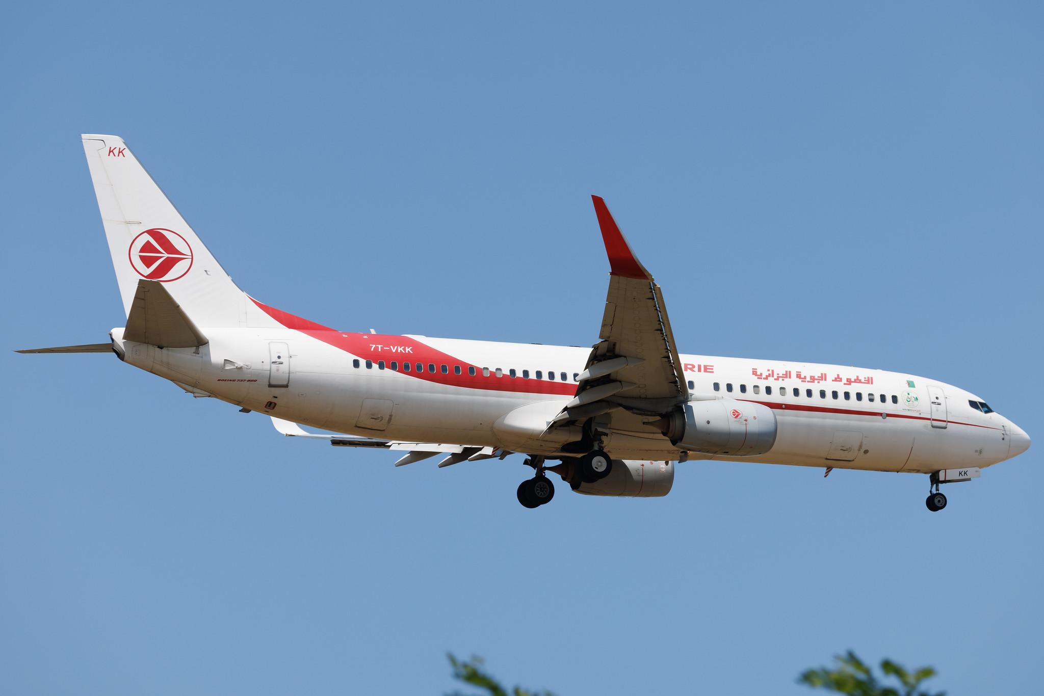 Frankfurt Airport: Air Algerie (AH / DAH) | Boeing 737-8D6 B738 | 7T-VKK | MSN 60747