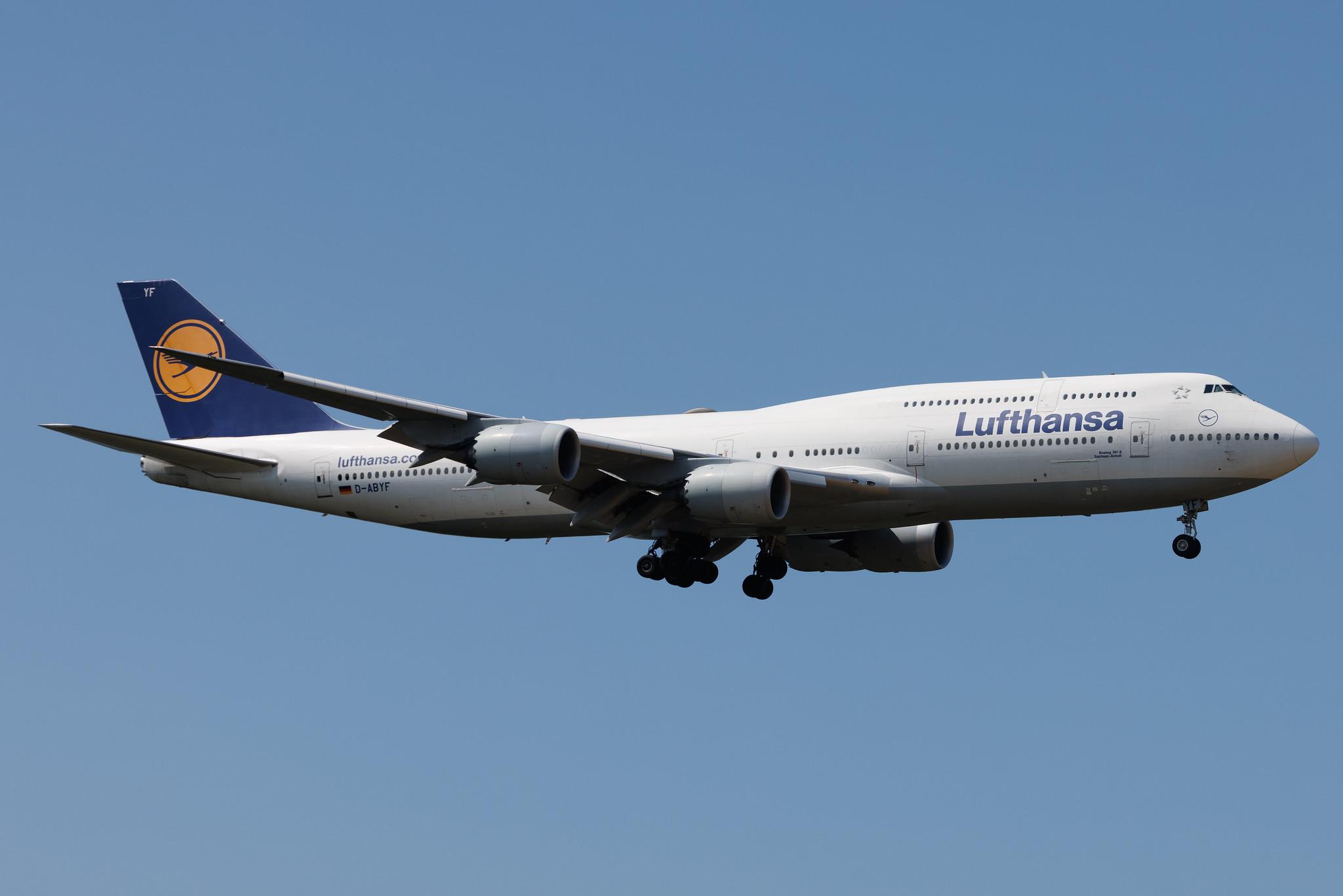 Frankfurt Airport: Lufthansa (LH / DLH) | Boeing 747-830 B748 | D-ABYF | MSN 37830