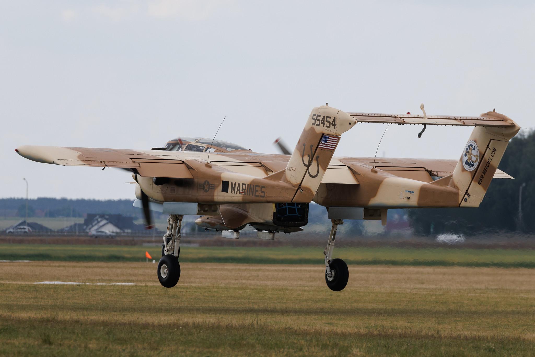 ANTIDOTUM Airshow Leszno: Private owner | North American OV-10B Bronco V10 | F-AZKM | MSN 338-9