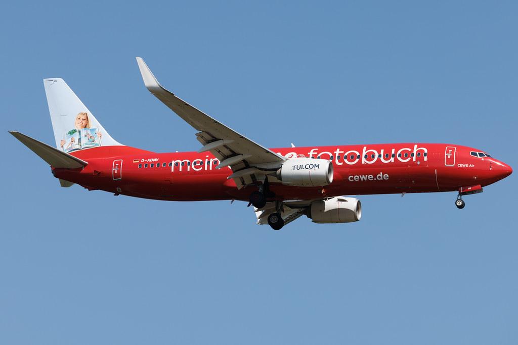 Frankfurt Airport: TUI (X3 / TUI) | Livery: Cewe Fotobuch Livery | Operator: TUI fly | Boeing 737-86J B738 | D-ABMV | MSN 37785
