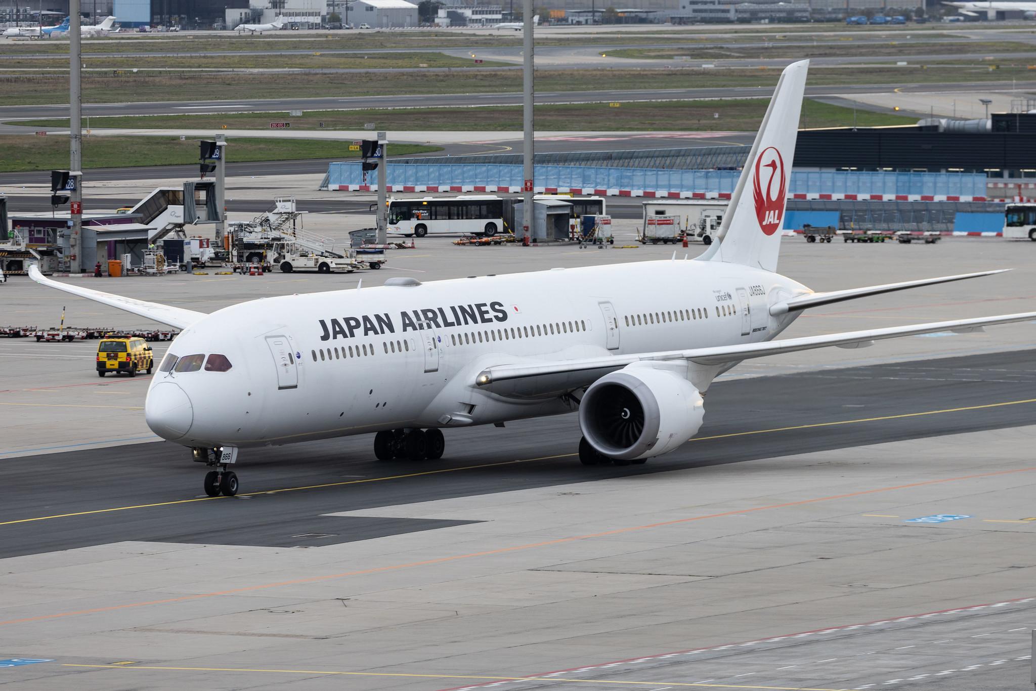Frankfurt Airport: Japan Airlines (JL / JAL) | Boeing 787-9 Dreamliner B789 | JA866J | MSN 35423