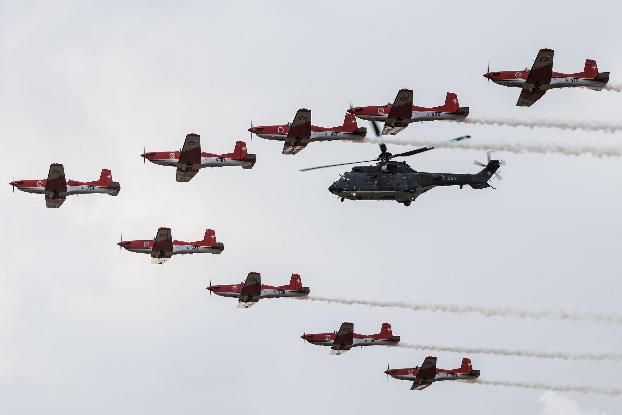 ANTIDOTUM Airshow Leszno: Swiss Air Force (/ SUI) | Eurocopter AS 532 Cougar AS32 | T-339 | MSN 2551