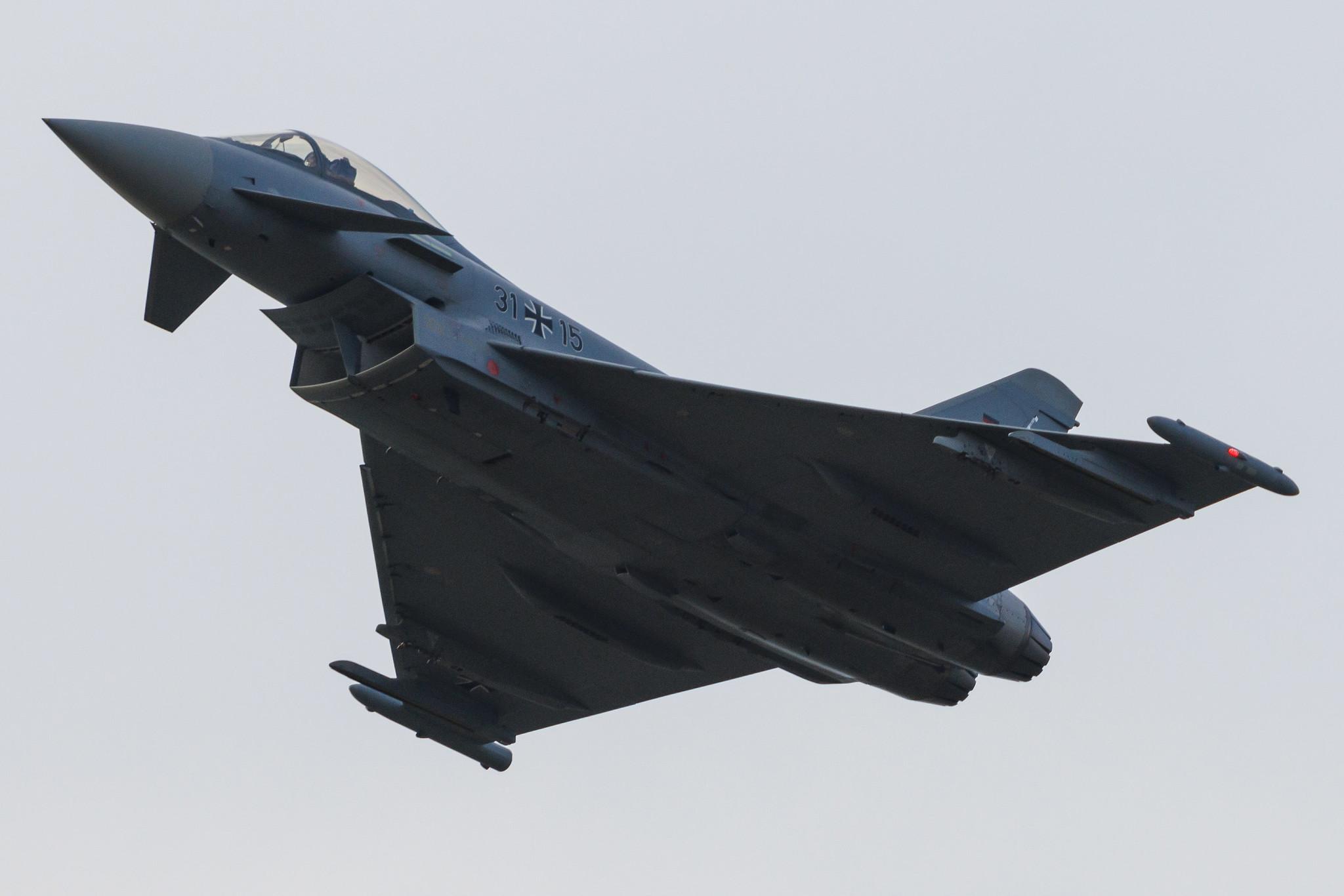 ANTIDOTUM Airshow Leszno: German Air Force (/ GAF) | Eurofighter Typhoon EF2000 EUFI | 31+15 | MSN AS0008