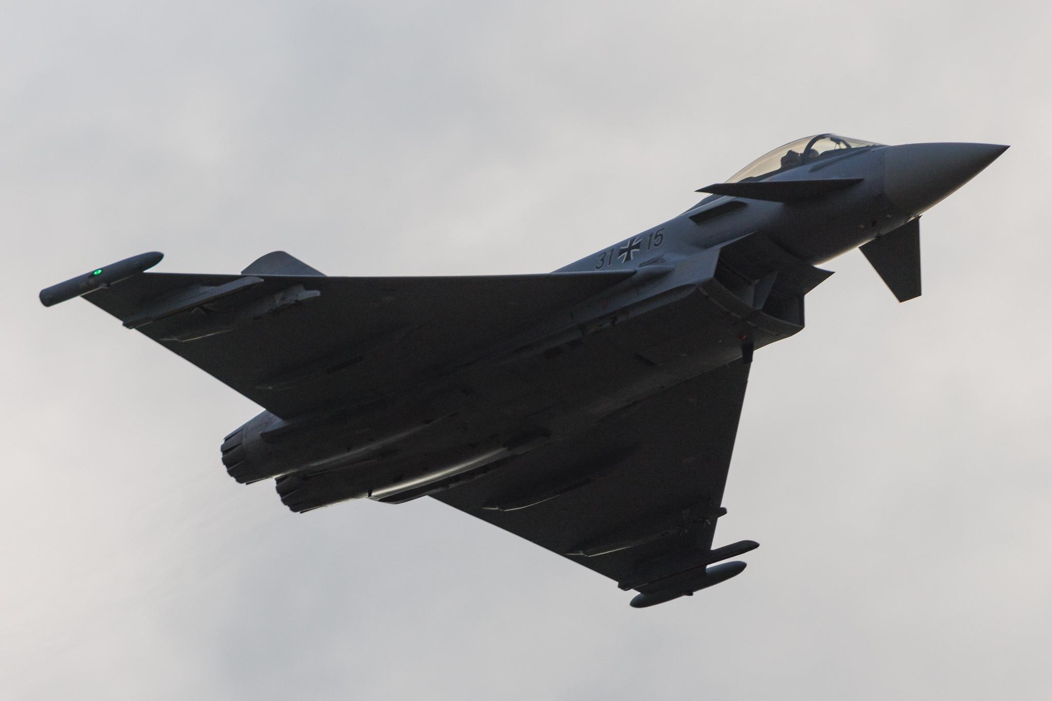 ANTIDOTUM Airshow Leszno: German Air Force (/ GAF) | Eurofighter Typhoon EF2000 EUFI | 31+15 | MSN AS0008