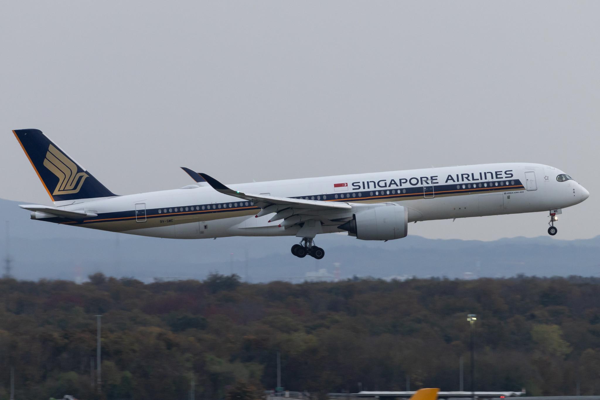 Frankfurt Airport: Singapore Airlines (SQ / SIA) | Airbus A350-941 A359 | 9V-SME | MSN 041