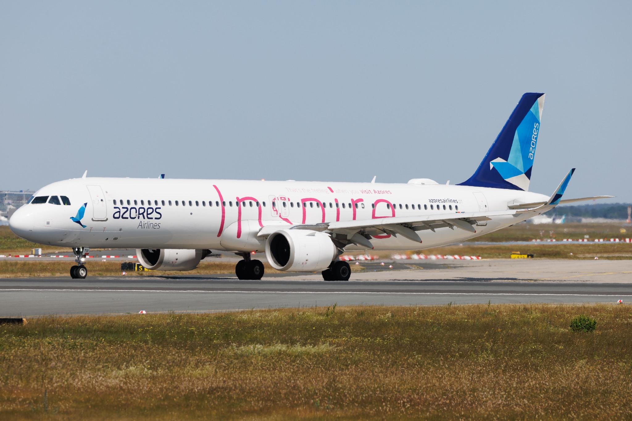 Frankfurt Airport: Azores Airlines (S4 / RZO) | Livery: Inspire Livery | Airbus A321-253NX A21N | CS-TSI | MSN 10074