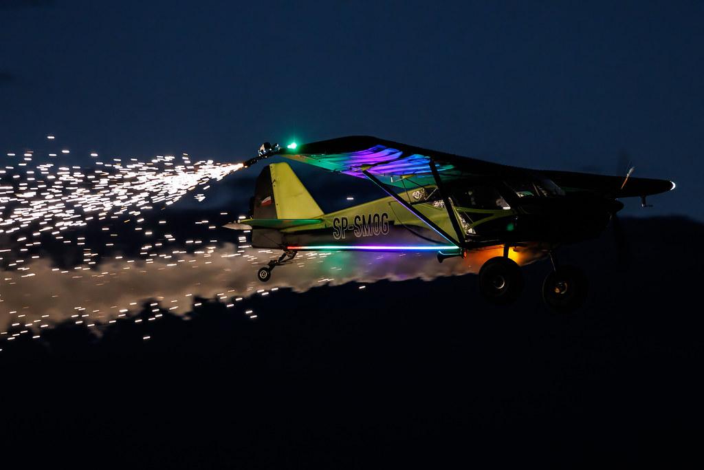 ANTIDOTUM Airshow Leszno: Private owner | Rainbow Skyreach BushCat BUSH | SP-SMOG | MSN CH235C