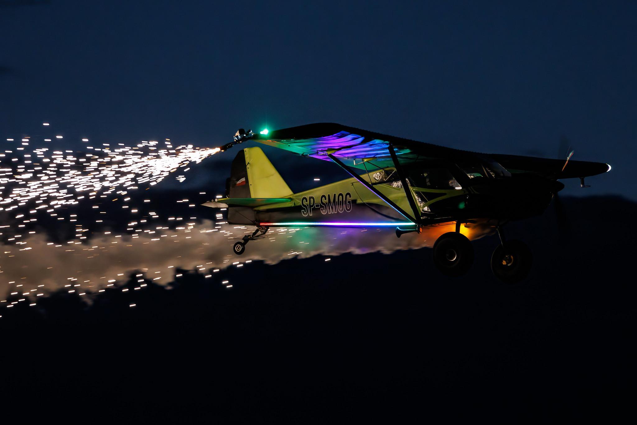 ANTIDOTUM Airshow Leszno: Private owner | Rainbow Skyreach BushCat BUSH | SP-SMOG | MSN CH235C