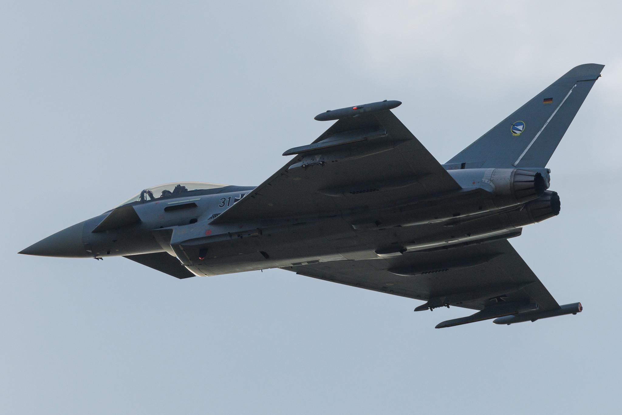 ANTIDOTUM Airshow Leszno: German Air Force (/ GAF) | Eurofighter Typhoon EF2000 EUFI | 31+15 | MSN AS0008