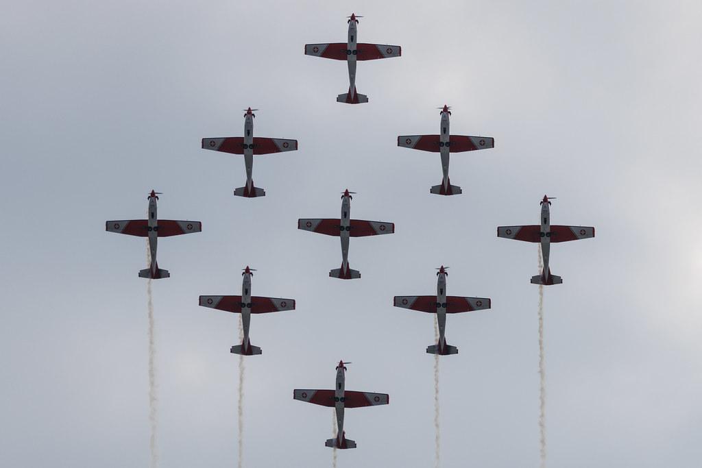 ANTIDOTUM Airshow Leszno: Swiss PC-7 TEAM