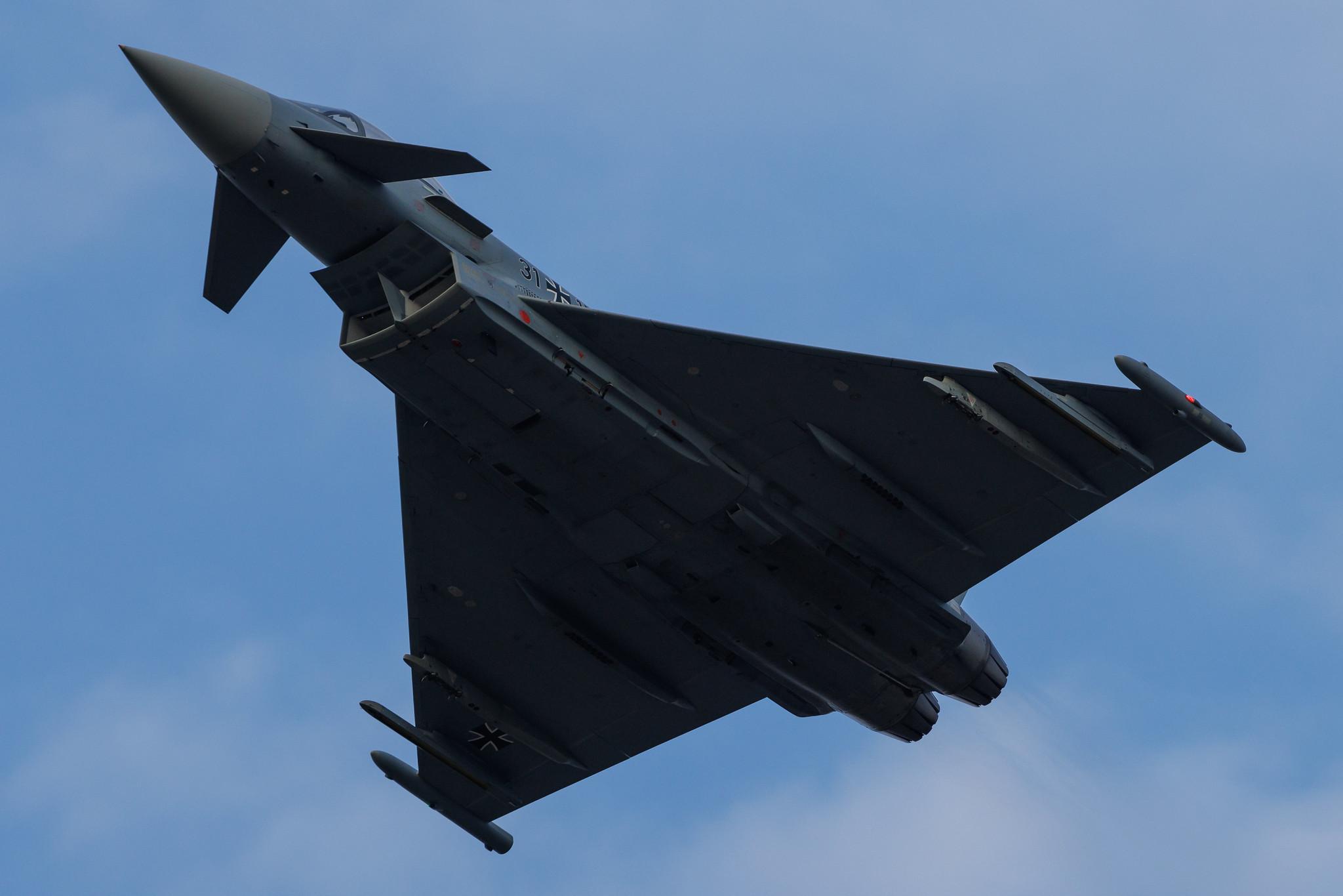 ANTIDOTUM Airshow Leszno: German Air Force (/ GAF) | Eurofighter Typhoon EF2000 EUFI | 31+15 | MSN AS0008